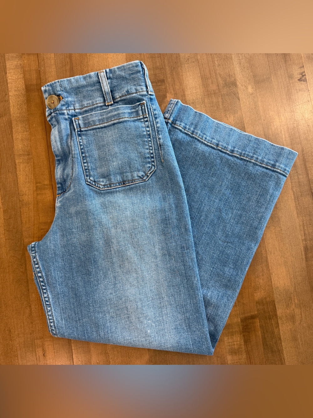 Maeve Colette High-Rise Wide-Leg Full-Length Jeans - Picture 2 of 5